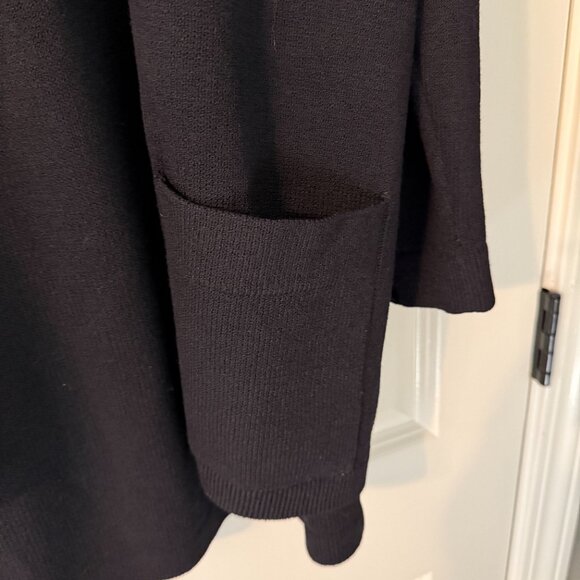 **St. John Basics Black Knit Topper with Skirt** - Picture 4 of 5